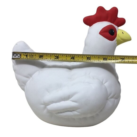 Vintage Handmade Decorative Ceramic Rooster/Chicken- Kimple Mold Corp. 1985 - Picture 7 of 8